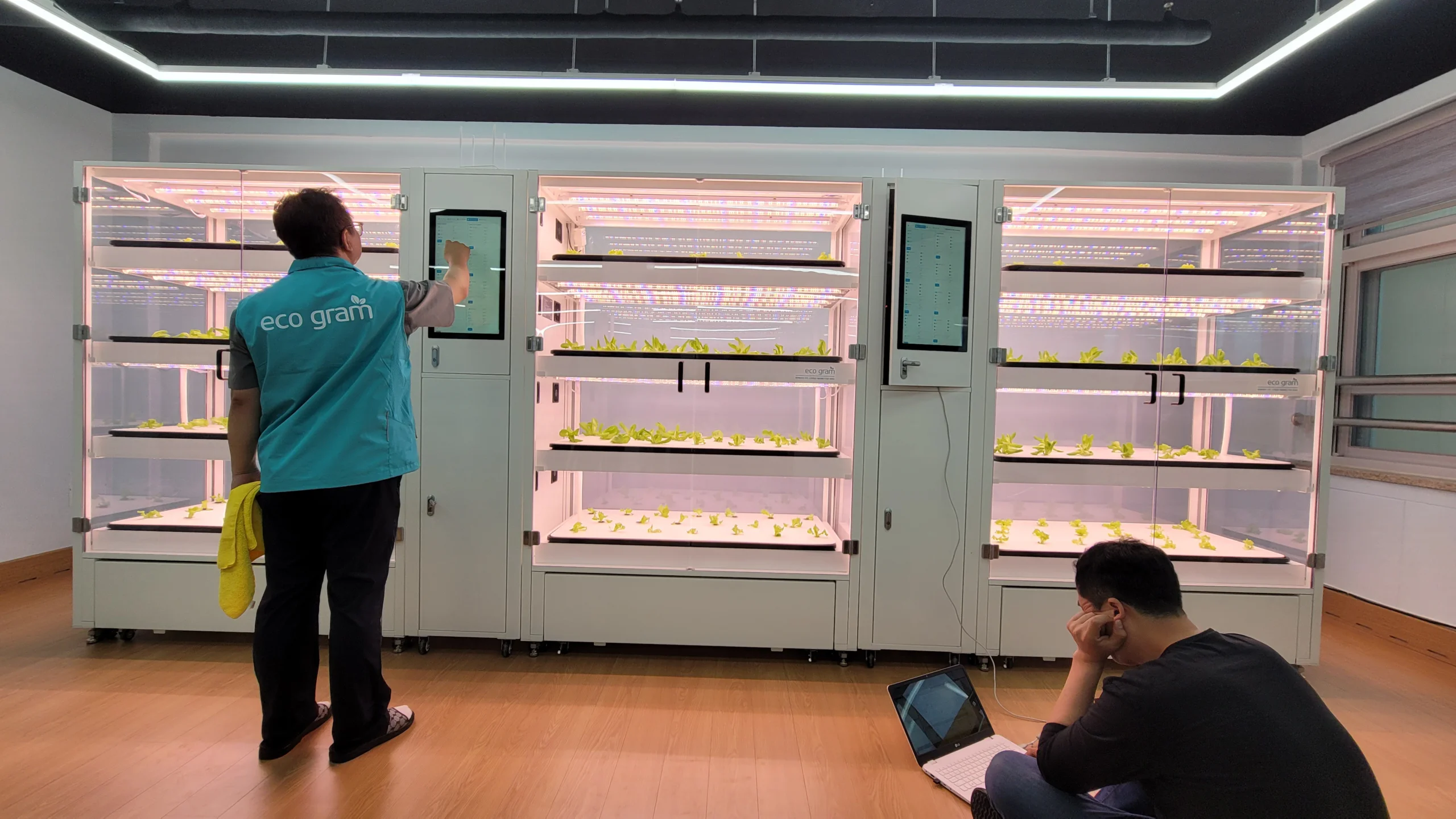 천안 초등학교 교육시설 AI 스마트팜 설치 현장 사진 5