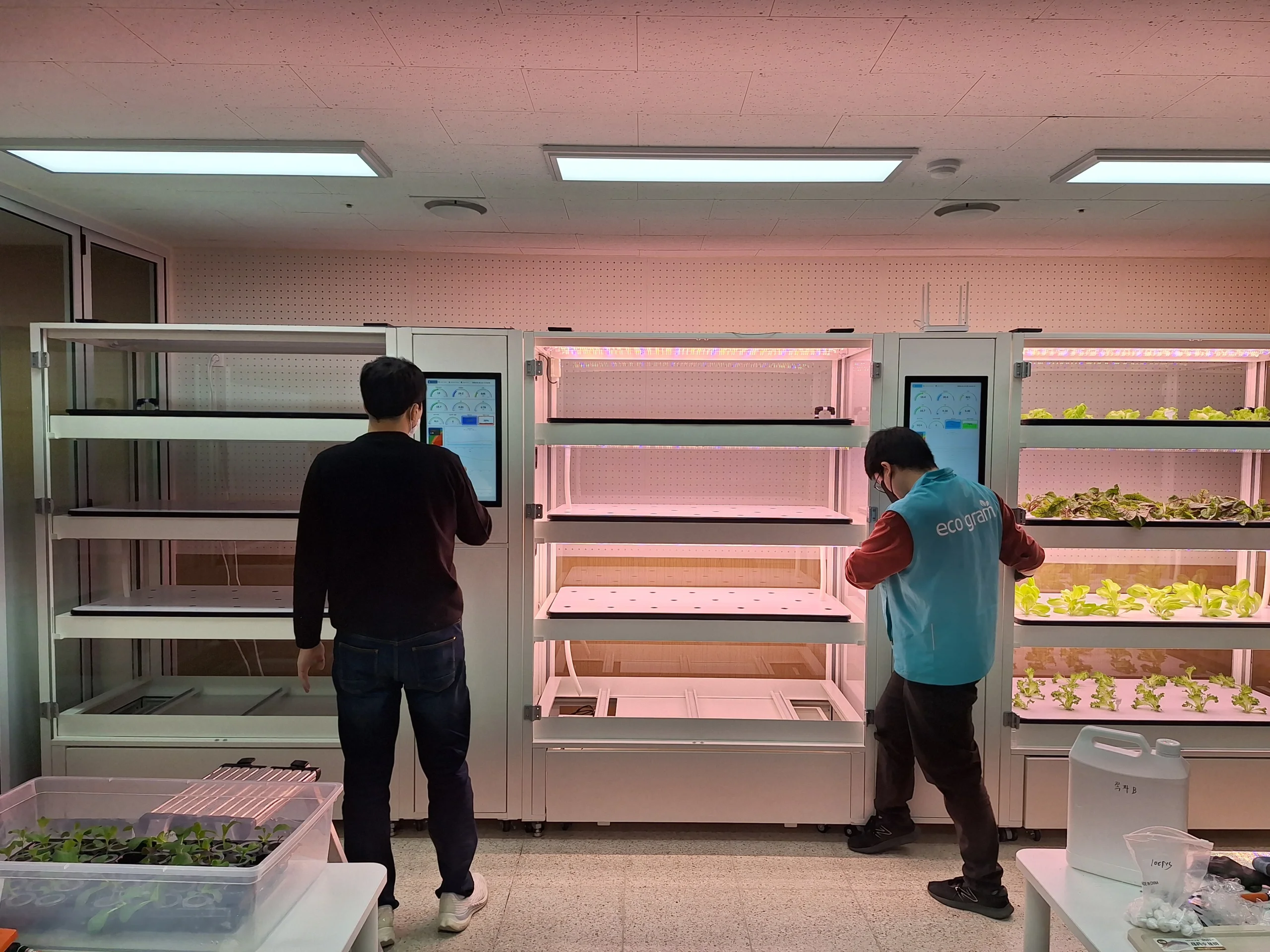 경남 거창 특수학교 교육시설 AI 스마트팜 설치 현장 사진 5